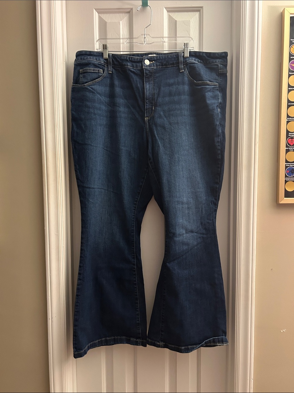 Ava & Viv Dark Indigo Flared Jeans